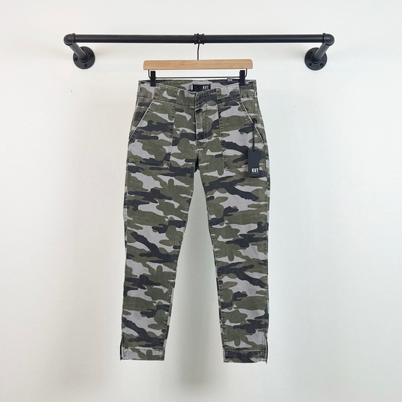 NWT Kut From The Kloth Reese High Waisted Camo Utility Pants - Picture 3 of 7